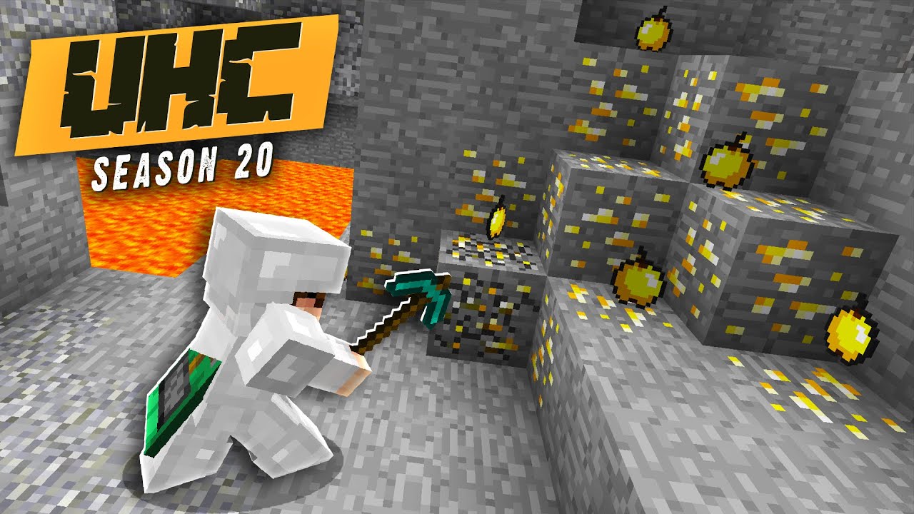 I MINED OVER 100 GOLD ORE.. (Minecraft Cube UHC Season 20 Episode 3)
