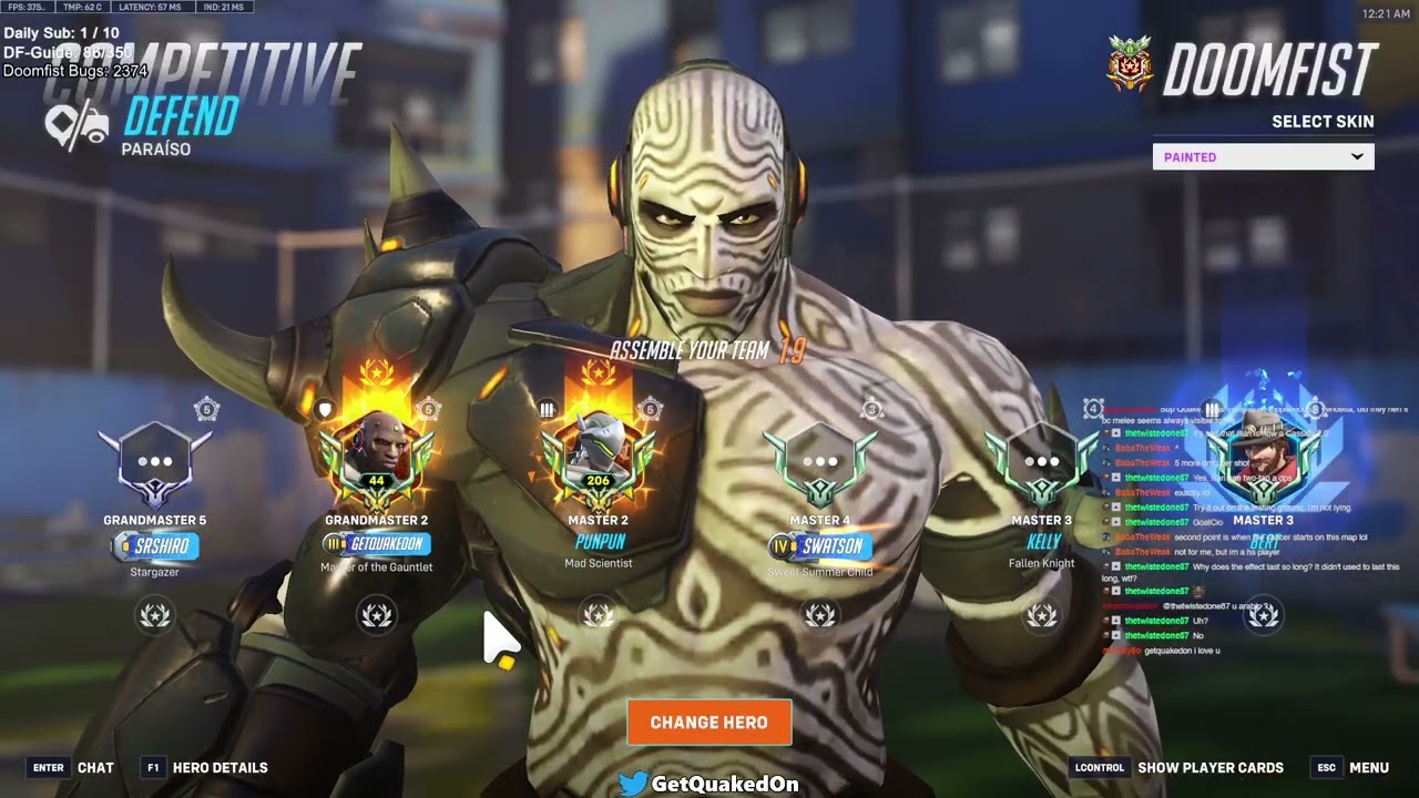 Overwatch 2 Rollout Doomfist God GetQuakedOn Tryhard Gameplay On Paraiso