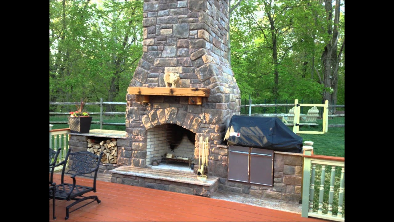 Outdoor Fireplace and Smoker