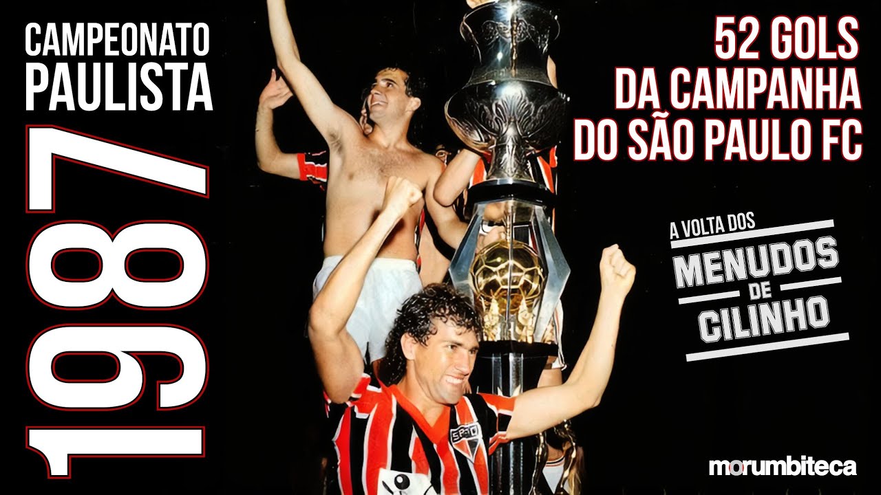 SÃO PAULO FC CAMPEÃO PAULISTA 1987 | 52 gols da campanha!