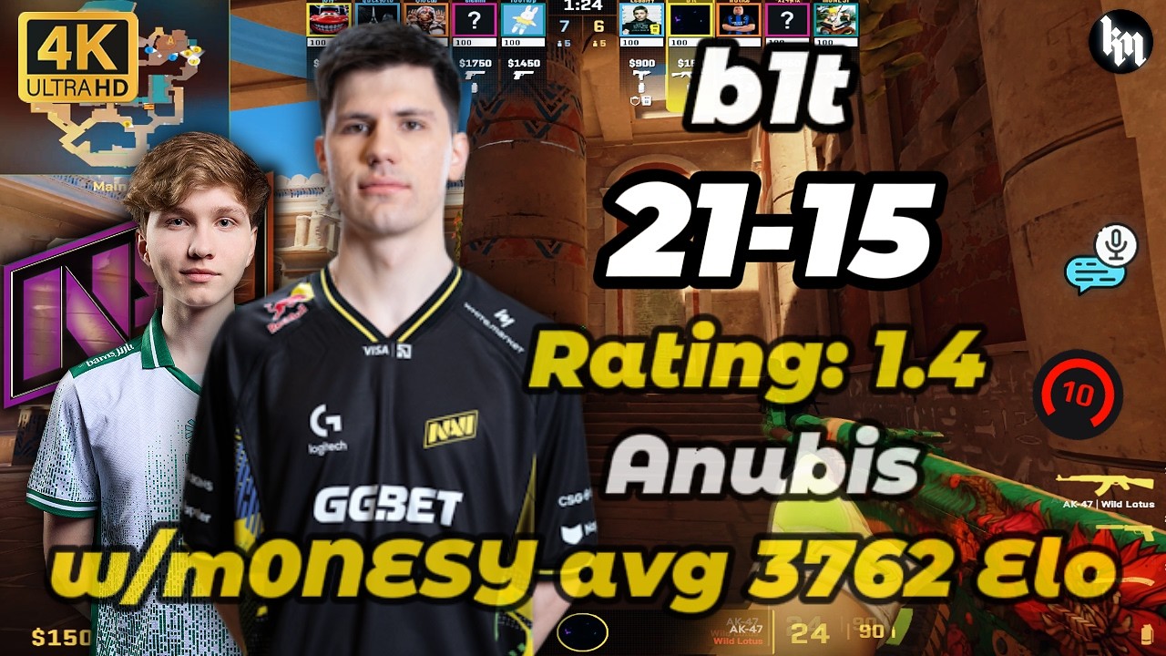 b1t w/m0NESY DUO (Anubis) | FACEIT avg 3762 Elo | Feb 26, 2026 | CS2 POV/DEMO