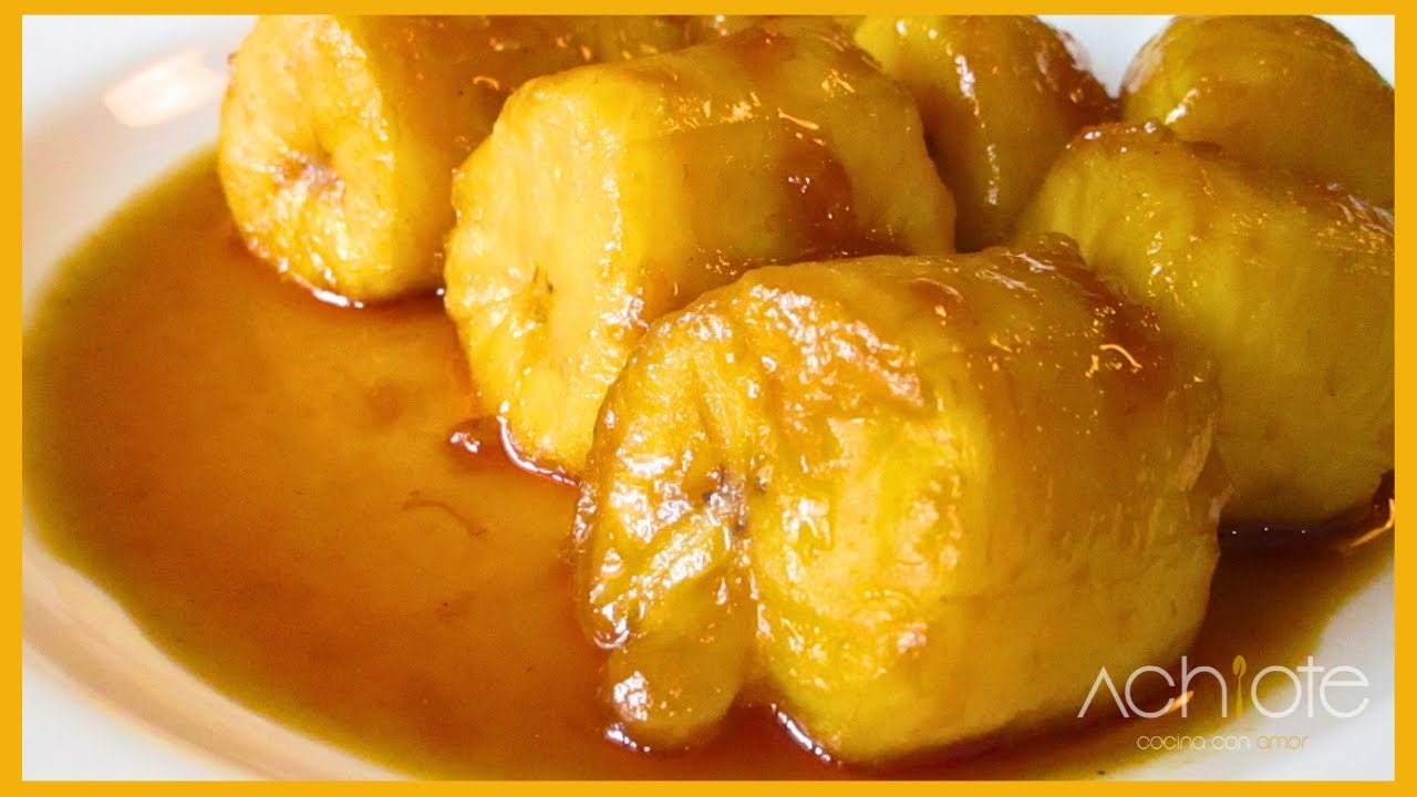 DULCE de PLATANO MADURO o Maduros CALADOS | Un Dulce hecho con plátanos maduros que será tu favorito
