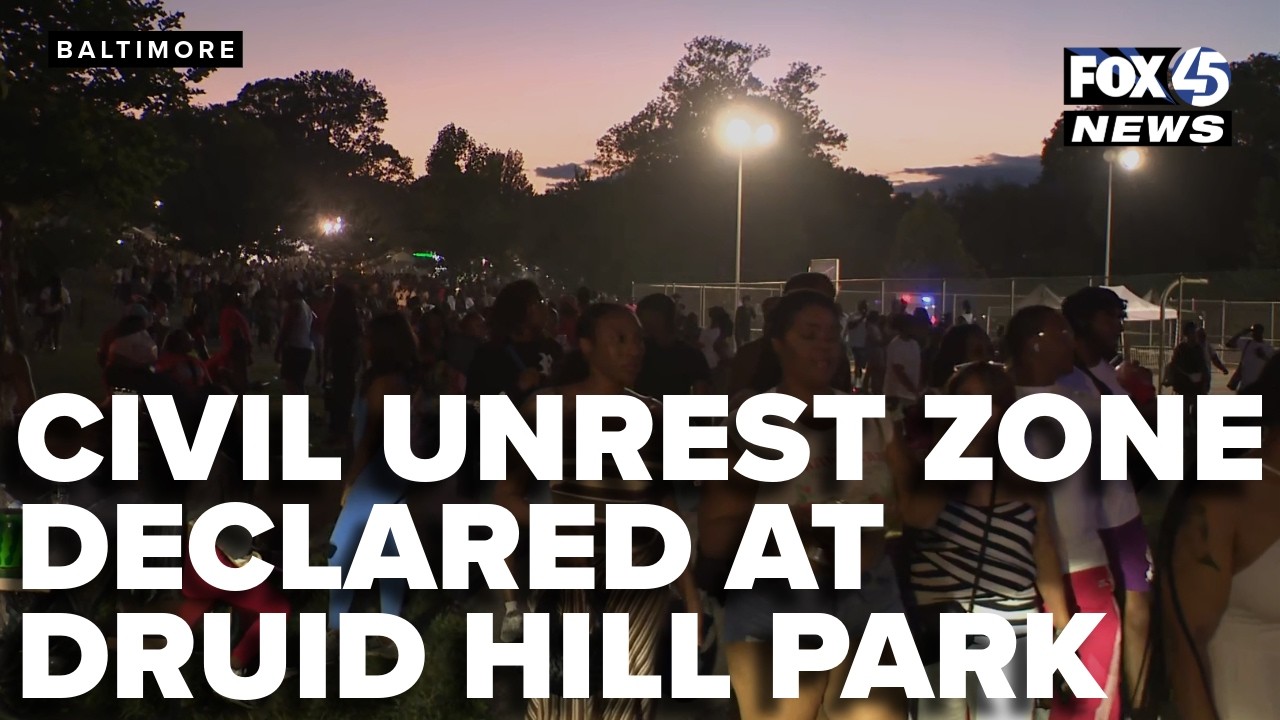 Strefa zamieszek ogłoszona na festiwalu AFRAM po ataku na funkcjonariuszy w Druid Hill Park