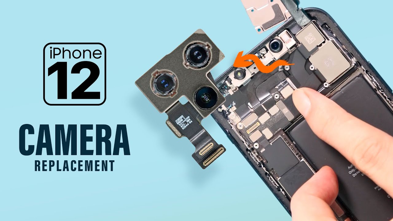 Замена задней камеры iPhone 12