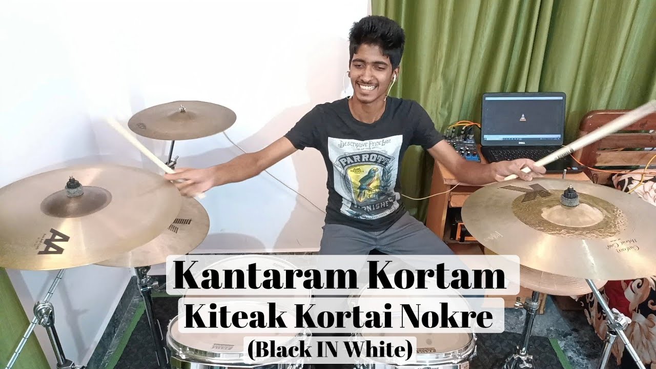 Konkani Mashup - Kantaram Kortam X Kiteak Kortai Nokre (Black IN White) | Drums