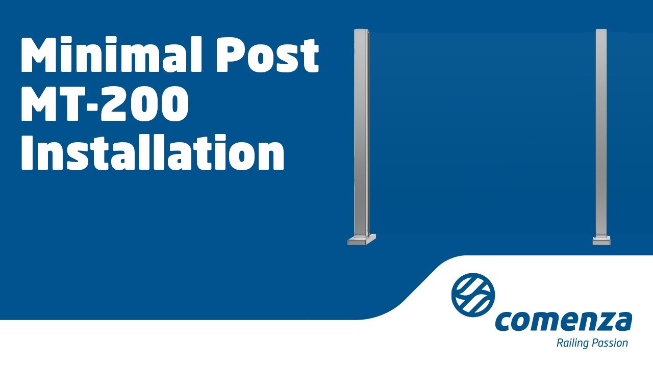 Sistema de postes para barandillas de vidrio MT-200