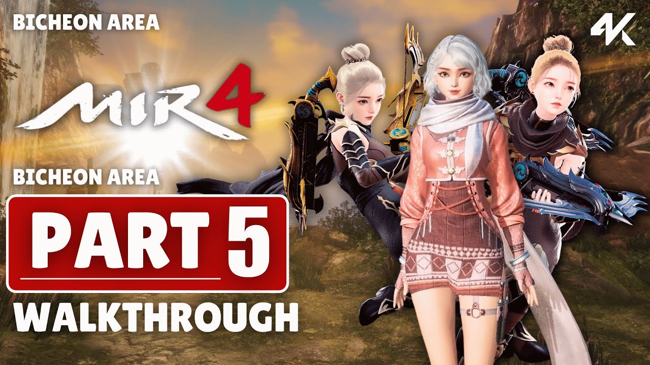 MIR4 | Walkthrough Part 5 | PC - (LONGPLAY) | BICHEON AREA