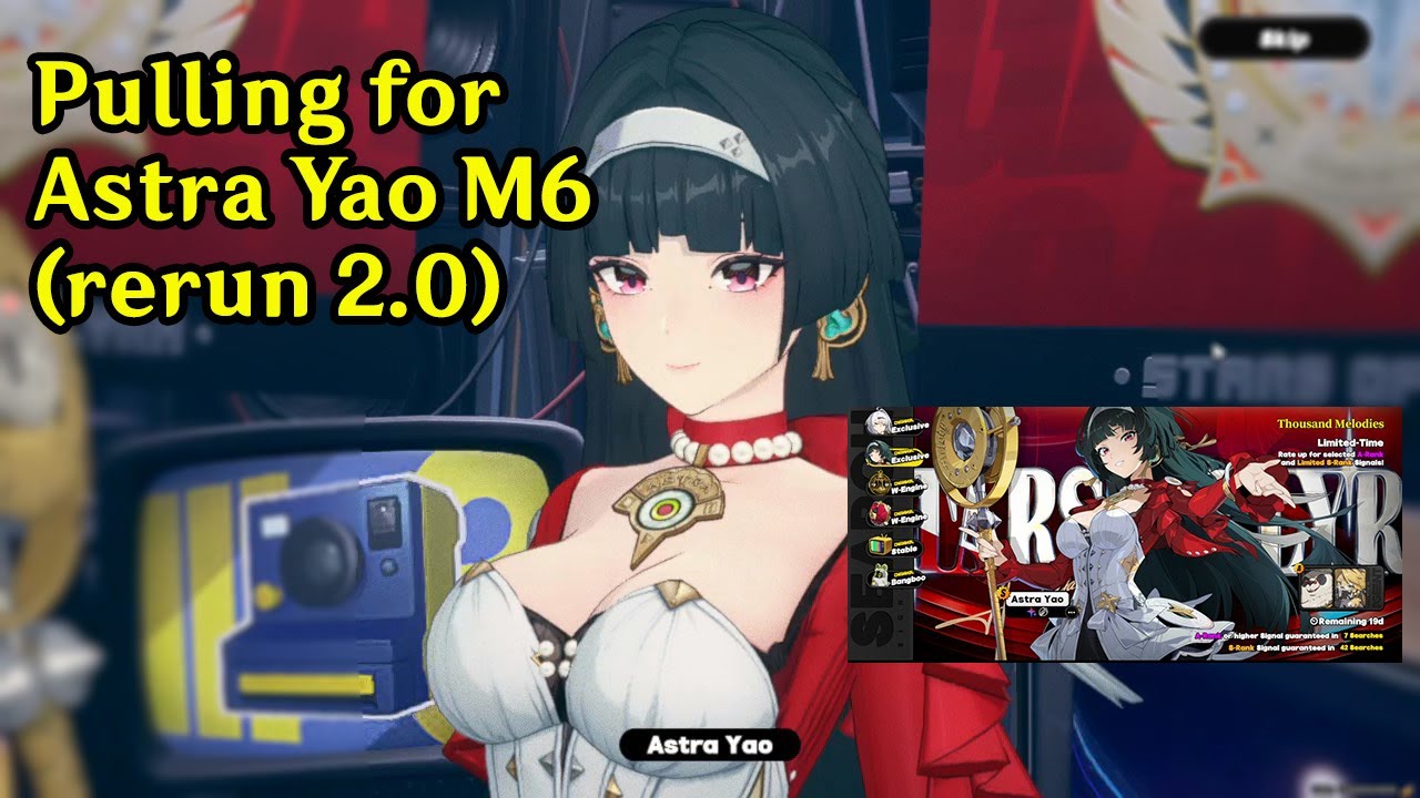 Pulling for Astra Yao M6 after saving for her (rerun banner 2.0) | Zenless Zone Zero