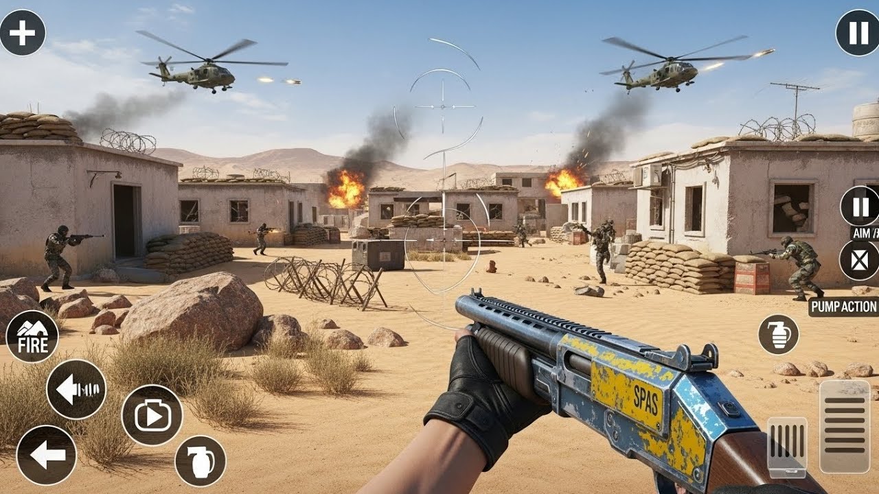 FPS Robot Shooter Strike Anti-Terrorist Shooting Android GamePlay