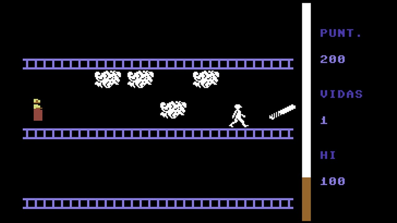 C64 Game: Fumar