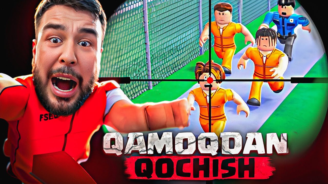 ROBLOX. QAMOQDAN QOCHISH. PRISON RUN