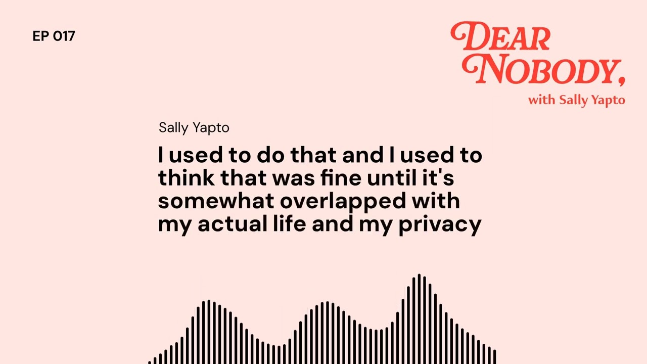 Not For Public Consumption | Dear Nobody Podcast Ep. 17