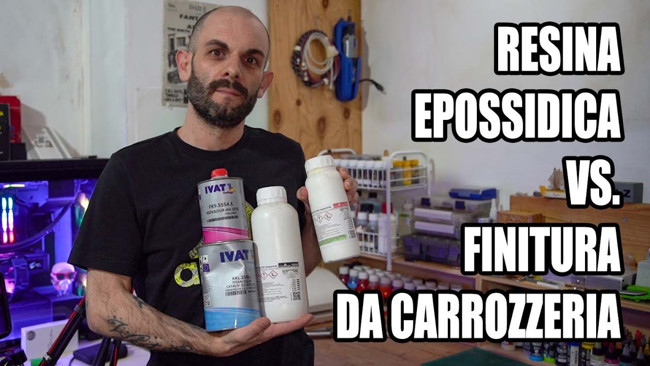Meglio usare resina epossidica o finitura da carrozzeria per le nostre esche??? - PARTE 1