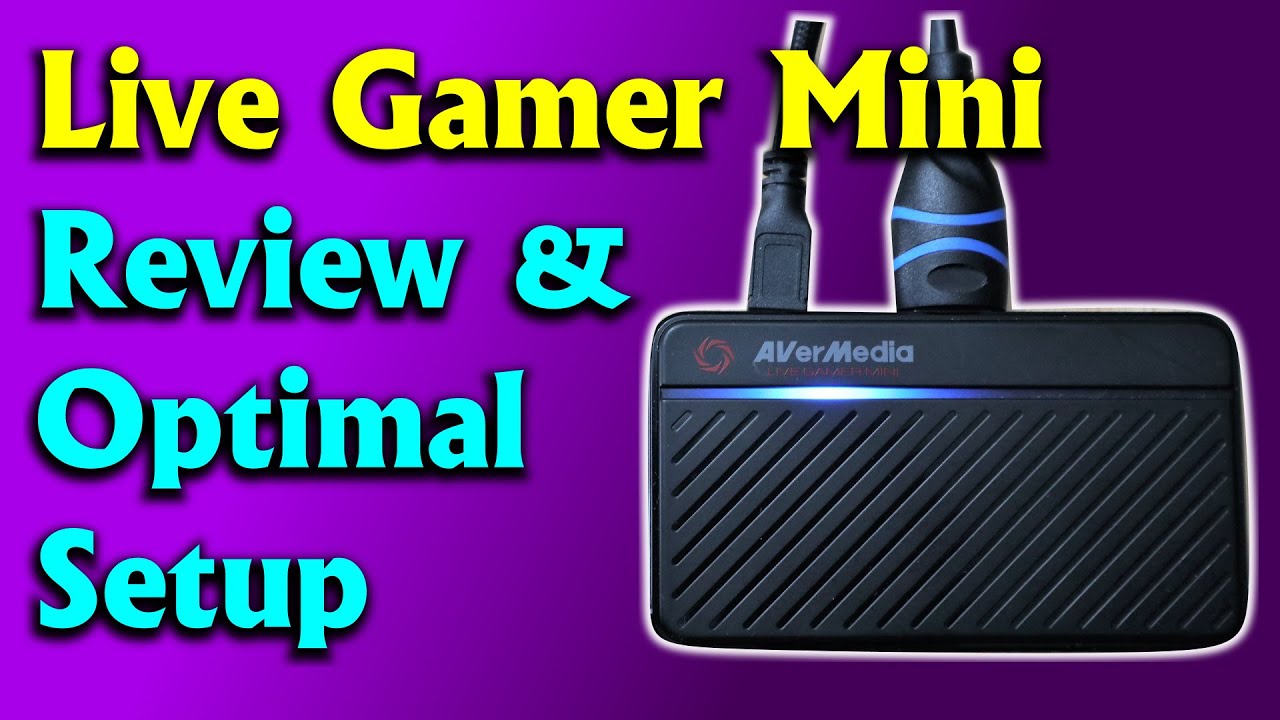 Avermedia Live Gamer Mini Оптимальные настройки OBS, захват игры и обзор