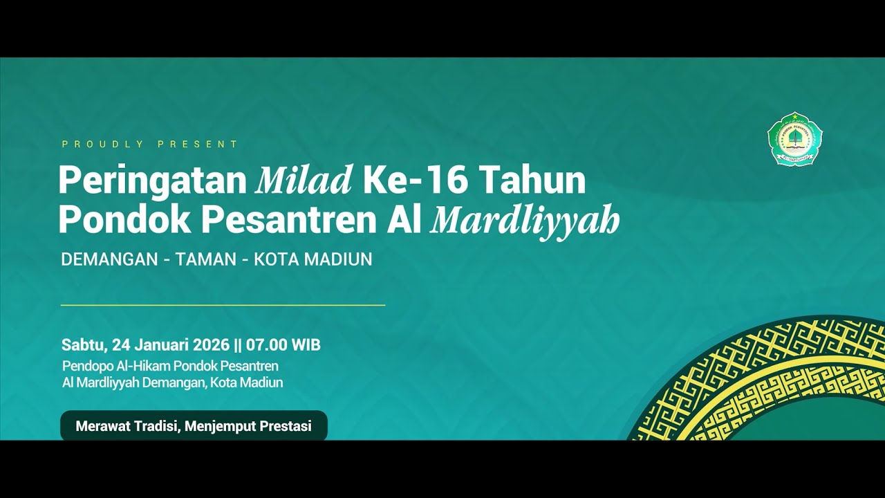 Peringatan Milad ke-16 Pondok Pesantren Al-Mardliyyah Demangan Taman Kota Madiun