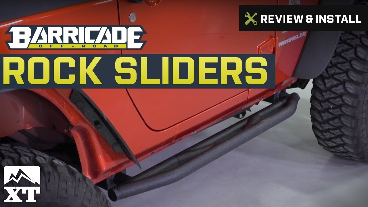 Обзор и установка защитных порогов Barricade Rock Sliders для Jeep Wrangler (2007-2017 JK, 2-двер...