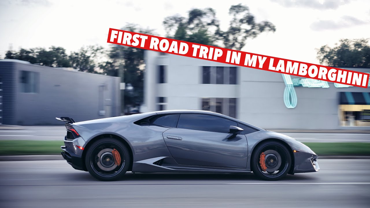 21 YEAR OLD FIRST DRIVE IN HIS LAMBORGHINI HURACAN