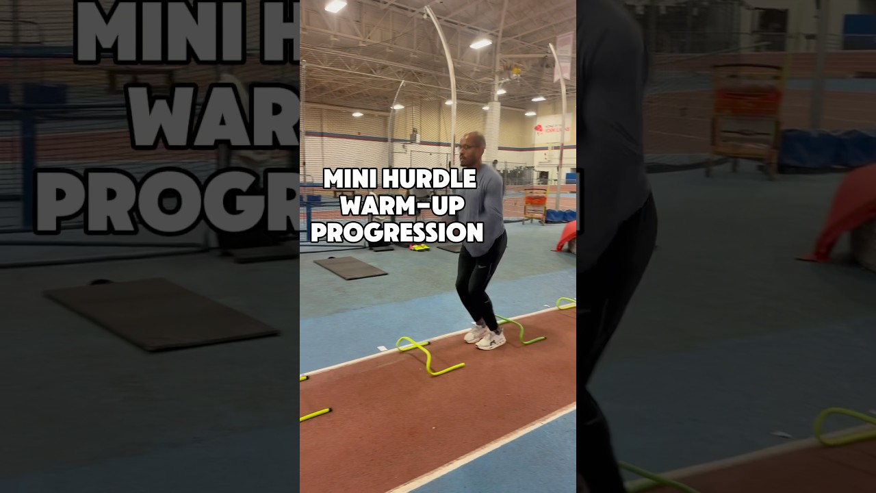 Mini Hurdle Warm-up Progression to Improve Sprinting Form