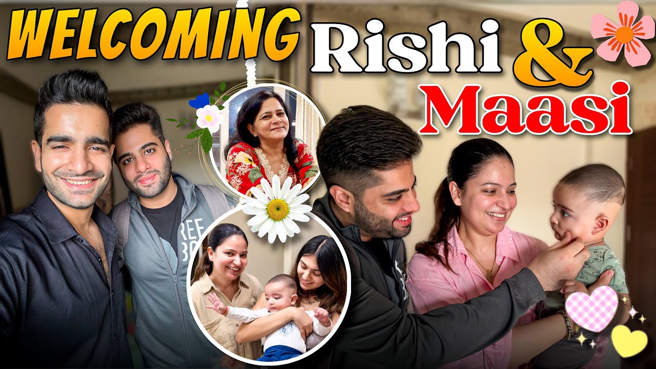Finally Rishi is here | Meet my maasi | Aman and ITI vlogs .
