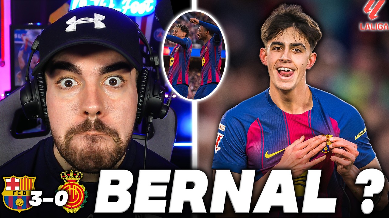 Bar&ccedil;a 3-0 Majorque | Bernal est MONSTRUEUX ! 🤯