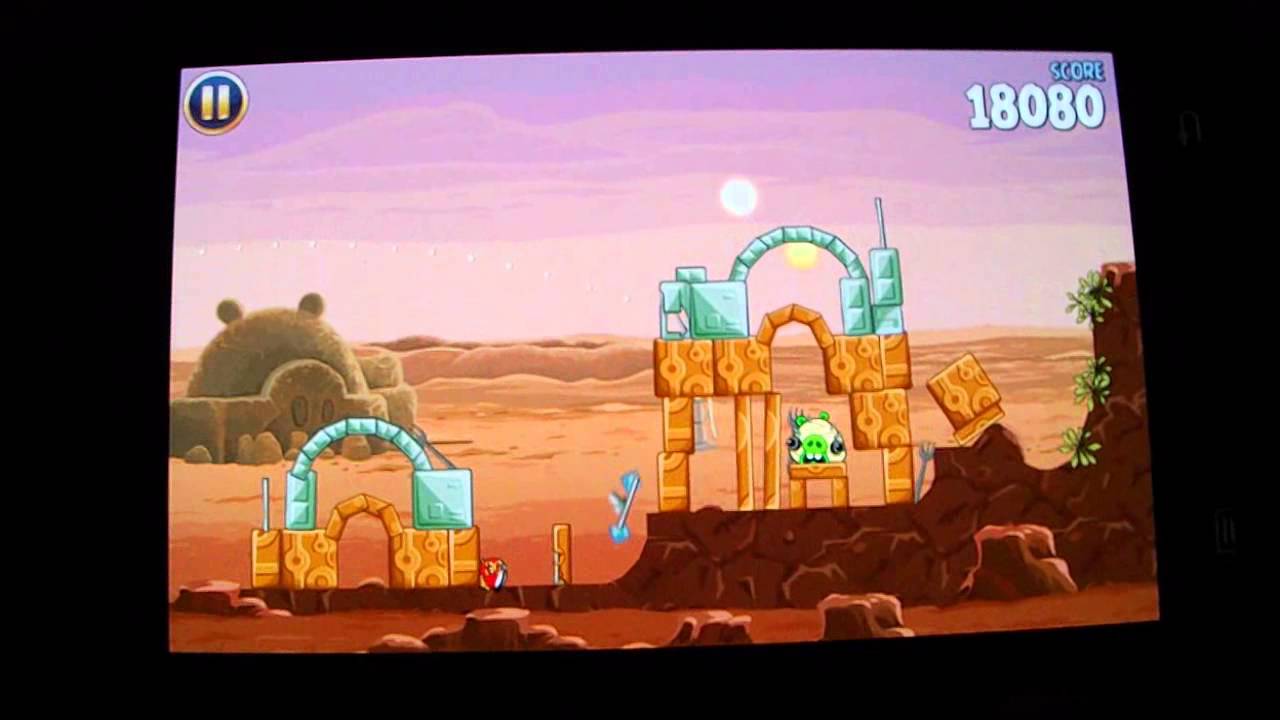 Angry Birds Star Wars on Samsung Galaxy S2