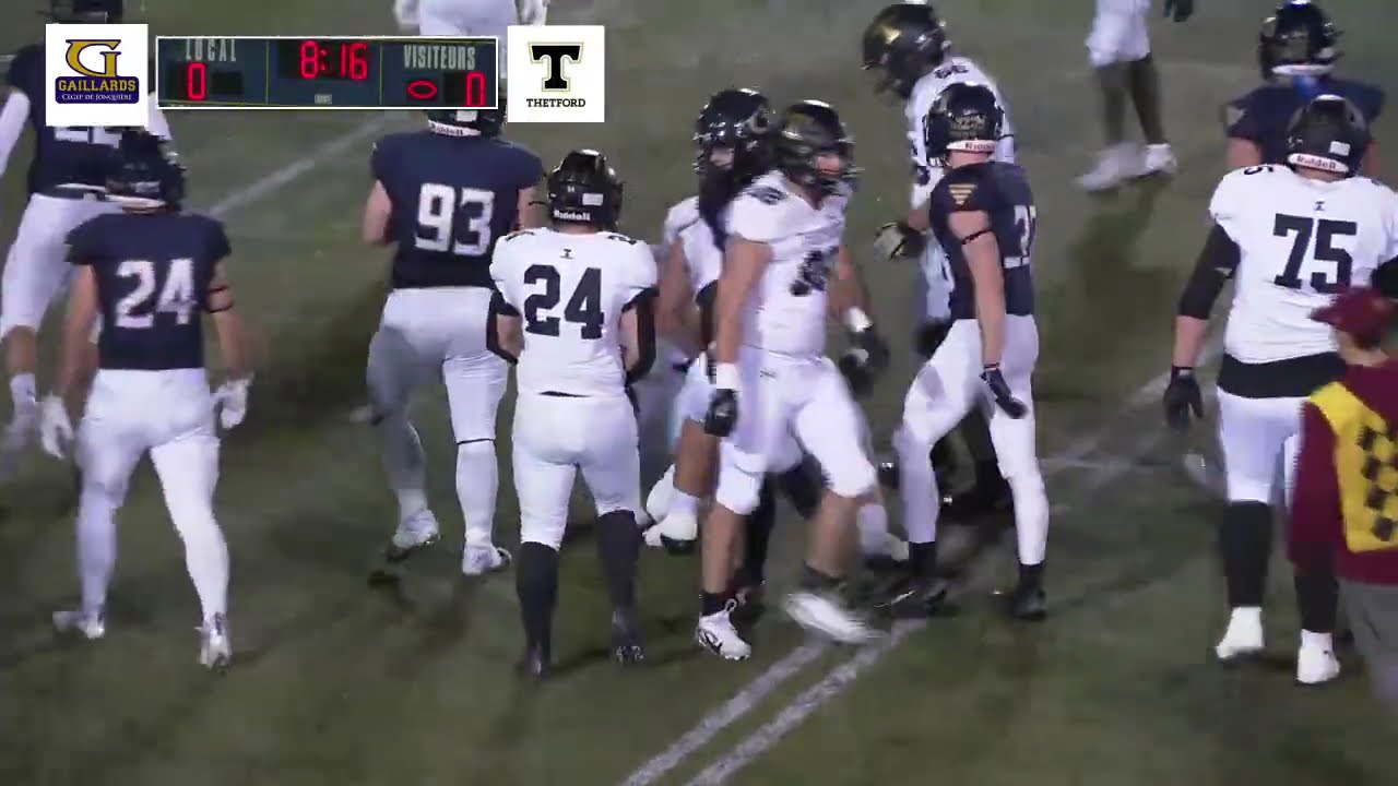 RSEQ Football D3 🏈 Thetford @ Jonquière [2025-10-11]