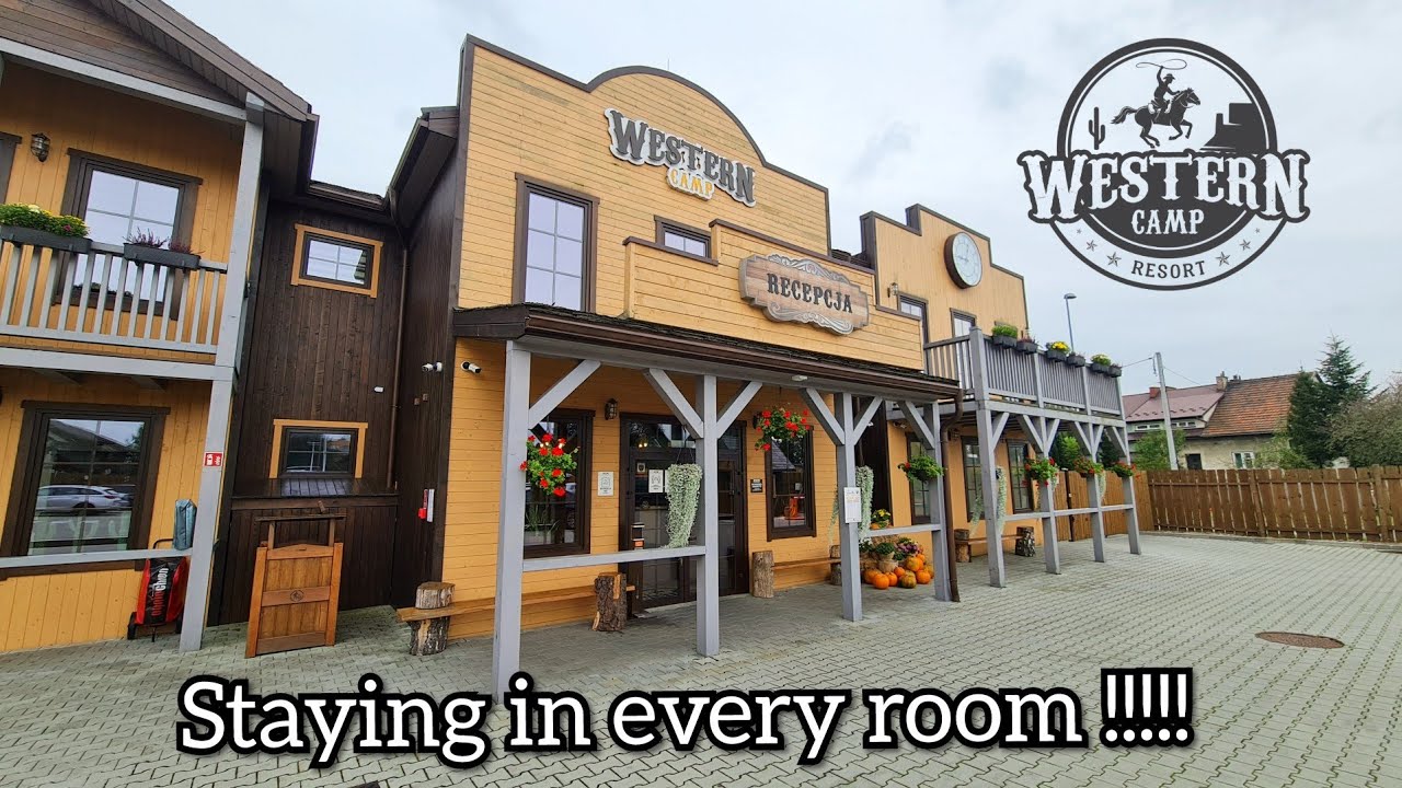 Staying in every accommodation at Energylandia Western Camp
