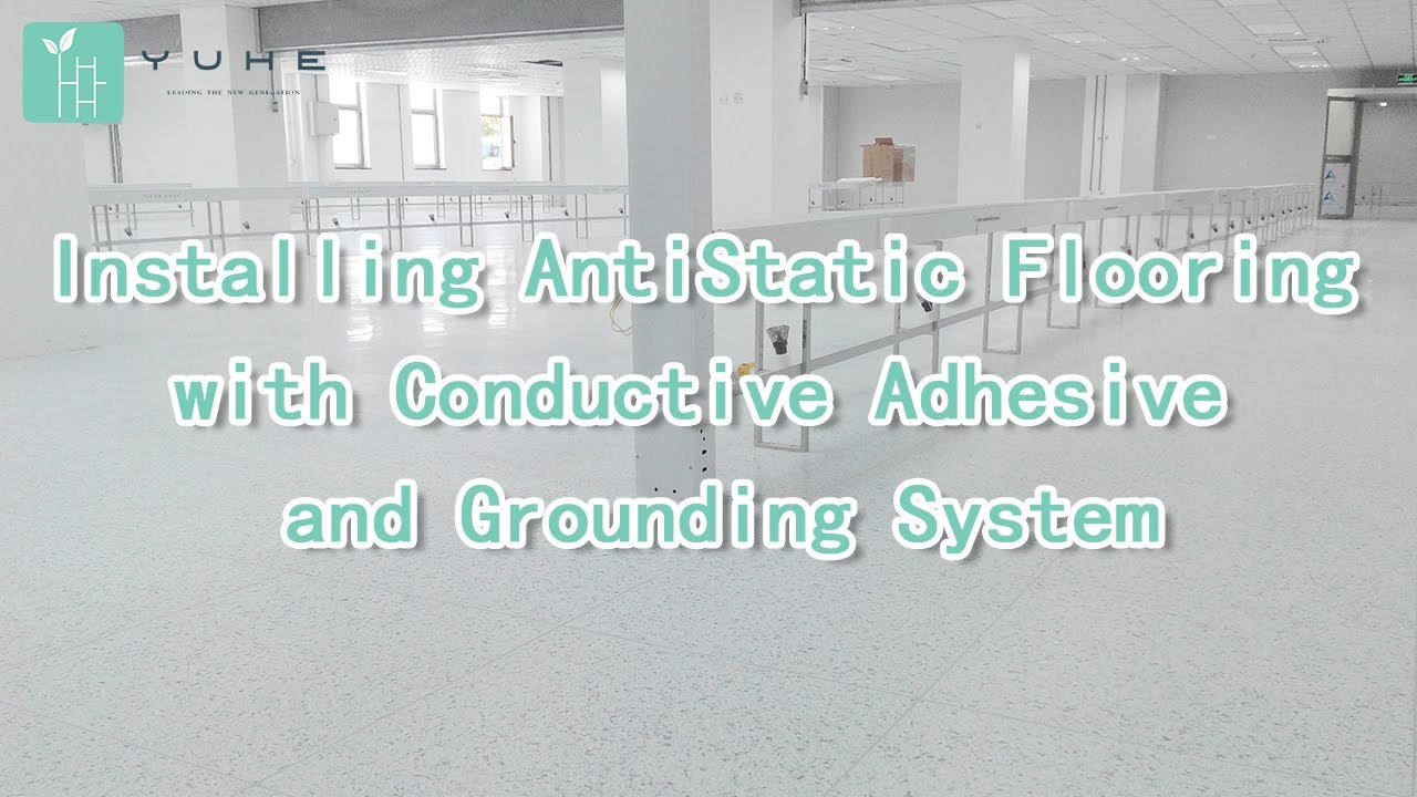 Installing Anti-Static PVC Flooring with Conductive Adhesive and Grounding System