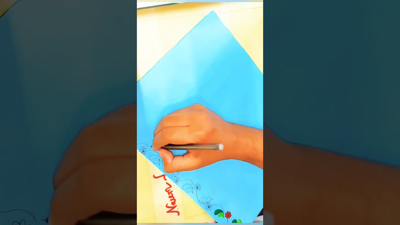 How to make Hand made book cover 