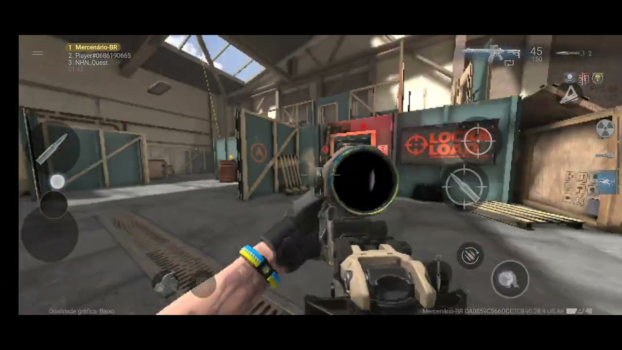 Aqui é na base do rush