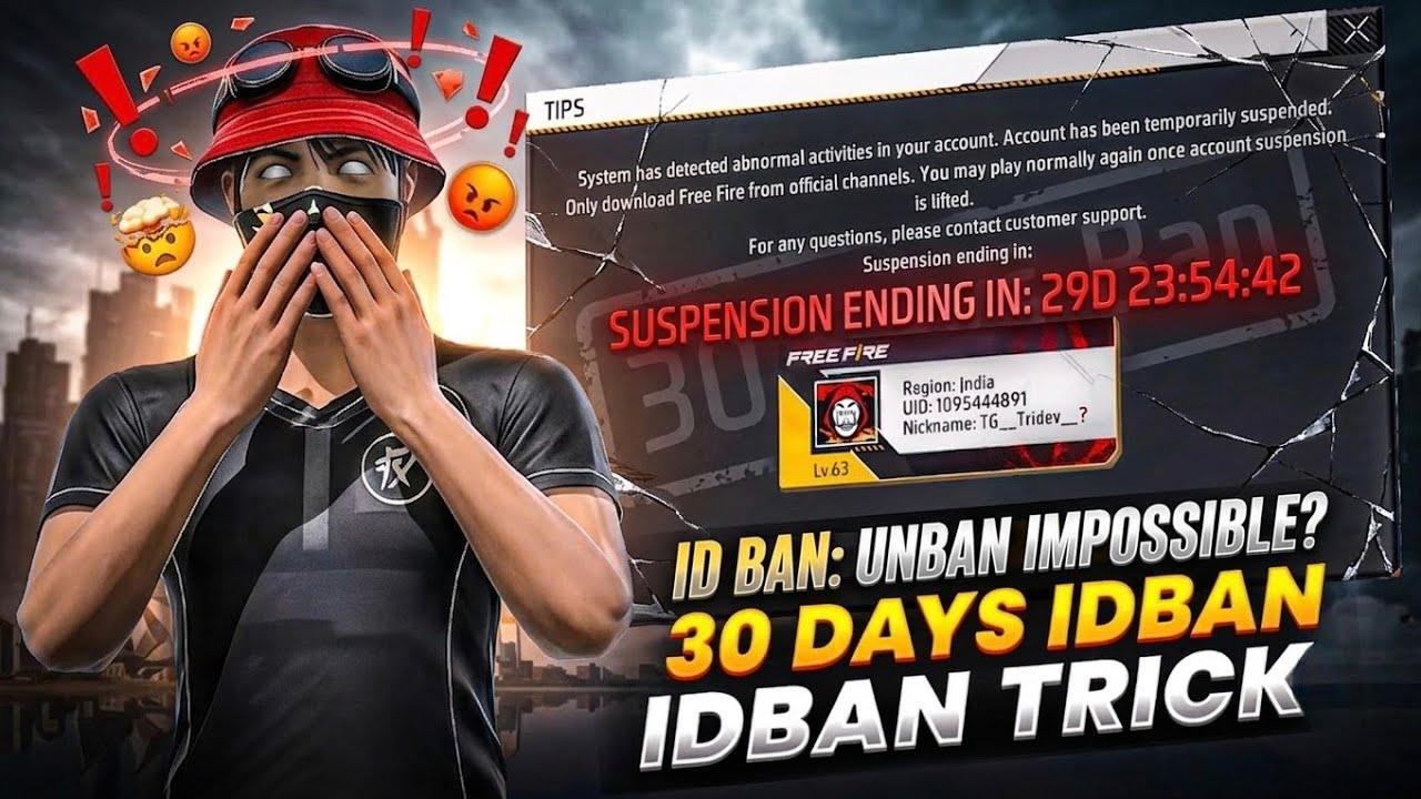 How to Ban 30 Days Id in Free Fire😱| After Update ob53 | 100% Working Tricks 💀| Edexx Gaming 