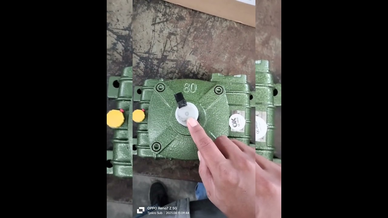 Trik mengetahui ratio gearbox jika nameplate hilang