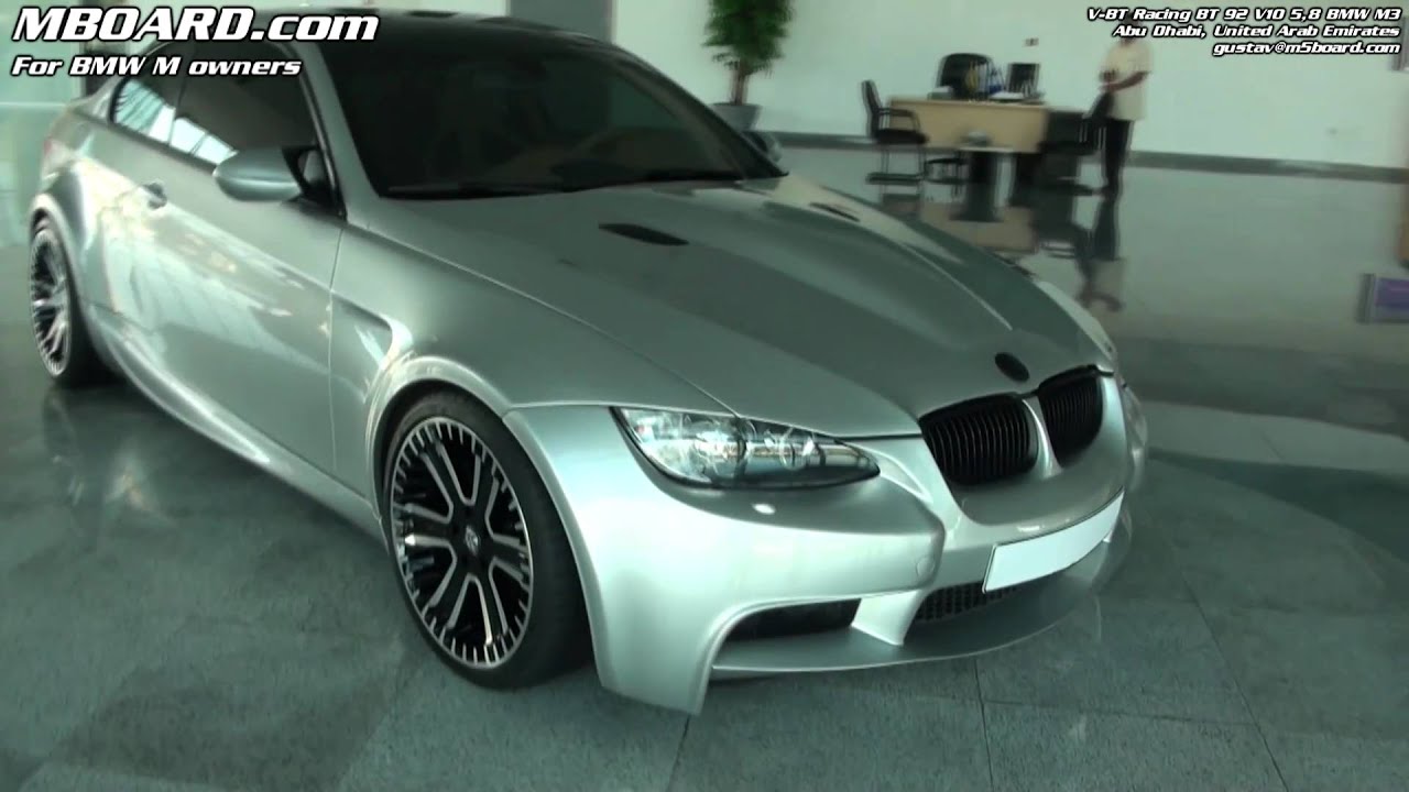 V-BT Racing BMW M3 V10 5,8 liter in Abu Dhabi: MBOARD.com