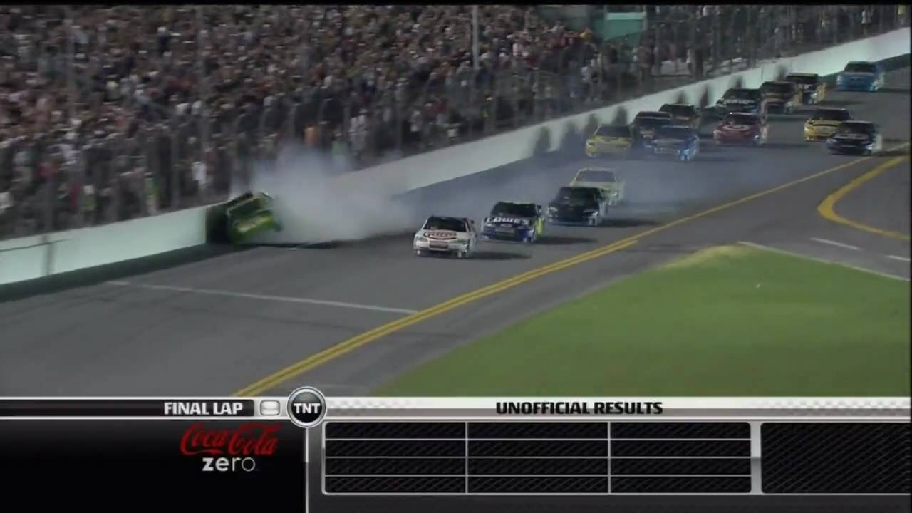 2009 NASCAR Coke Zero 400 Wild Finish at Daytona (Live)