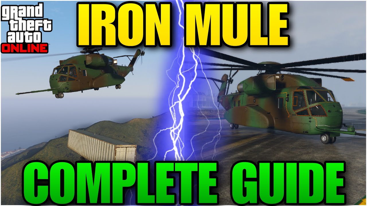FULL IRON MULE GUIDE &ndash; Upgrades, Lifting Power & Comparison vs Cargobob | GTA 5 Online | itsduncecap