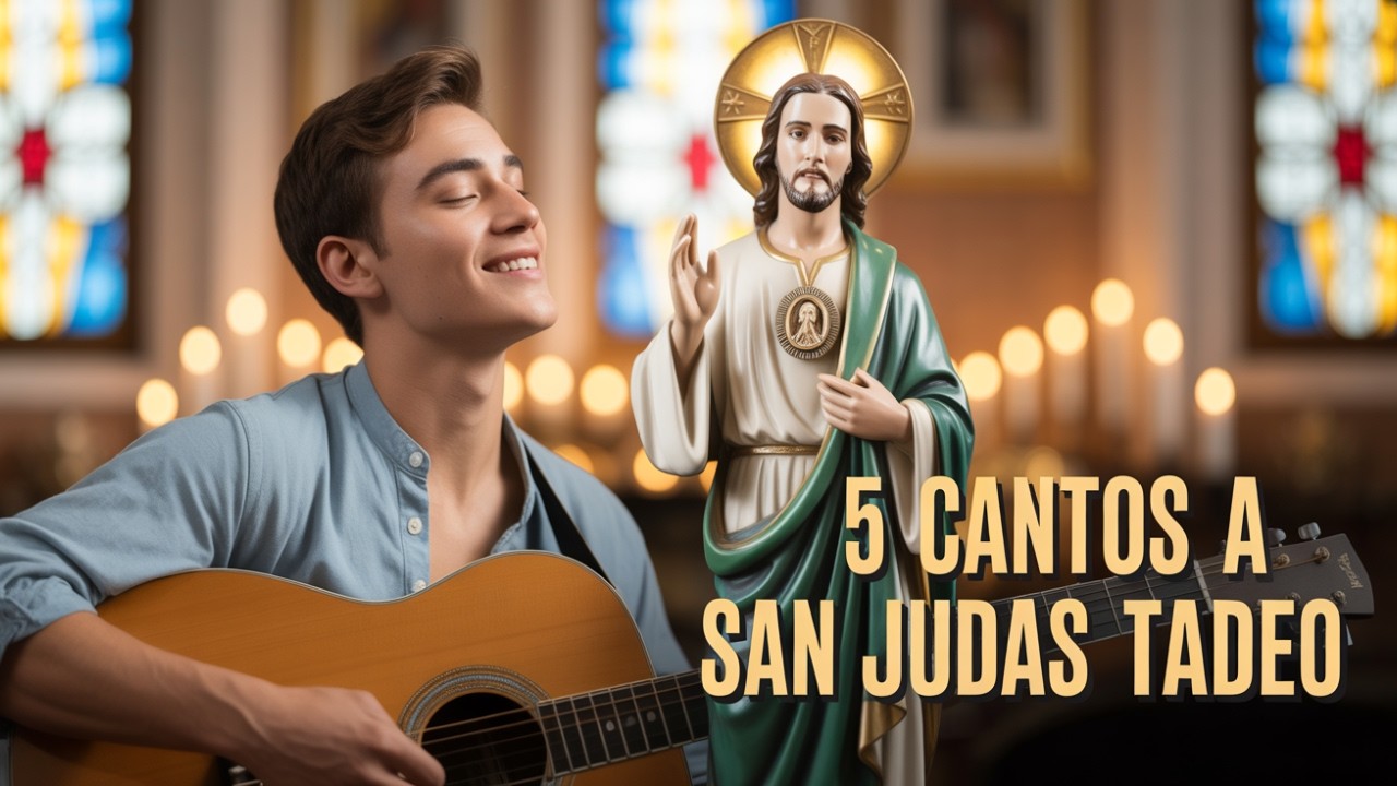 5 Cantos Hermosos a San Judas Tadeo | Canciones para Casos Difíciles y Desesperados 🙏Música Católica