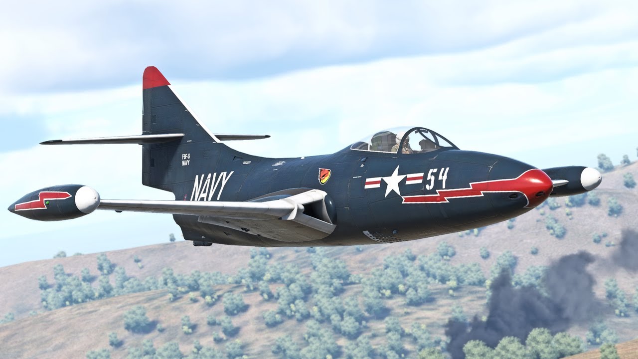 War Thunder — F9F-5 — 4 Kills