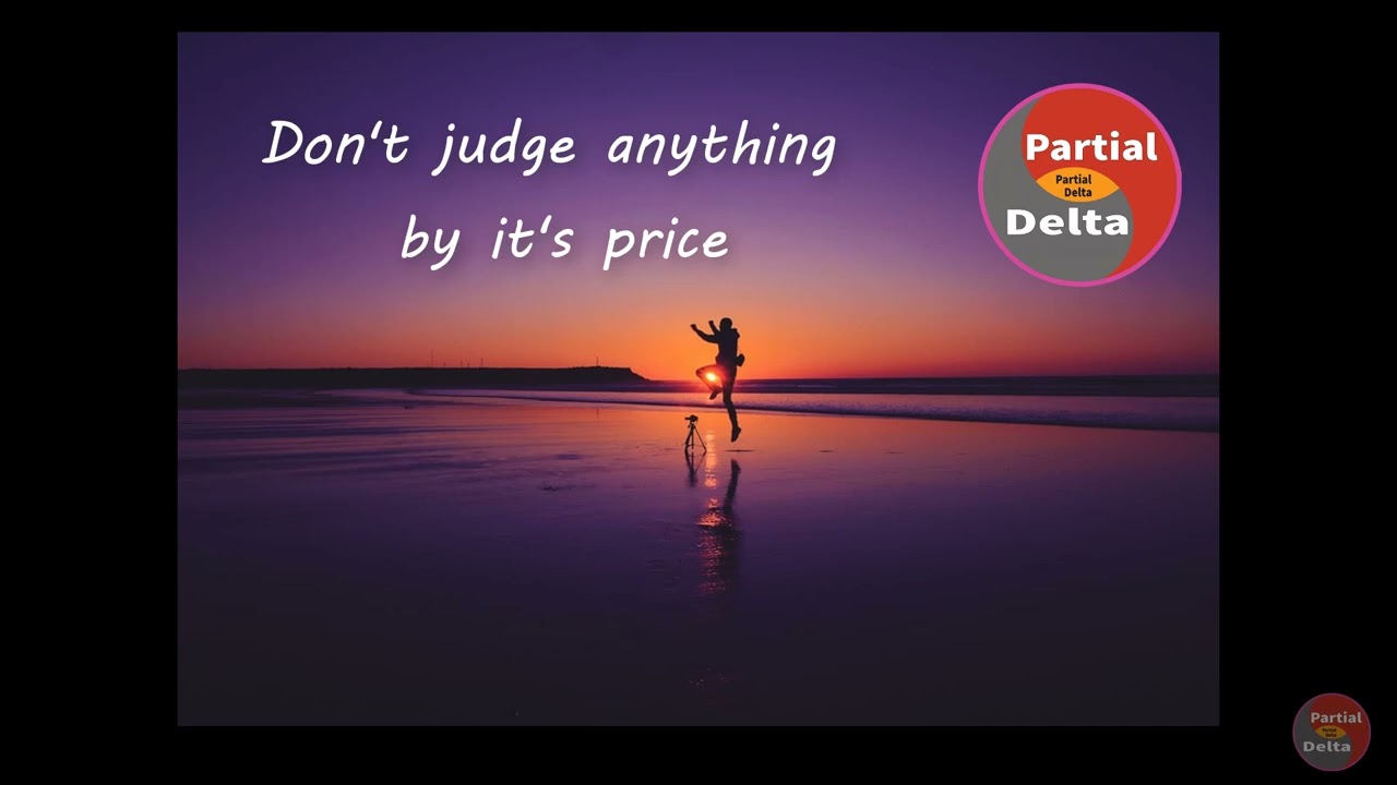 Don't judge anything by it's price