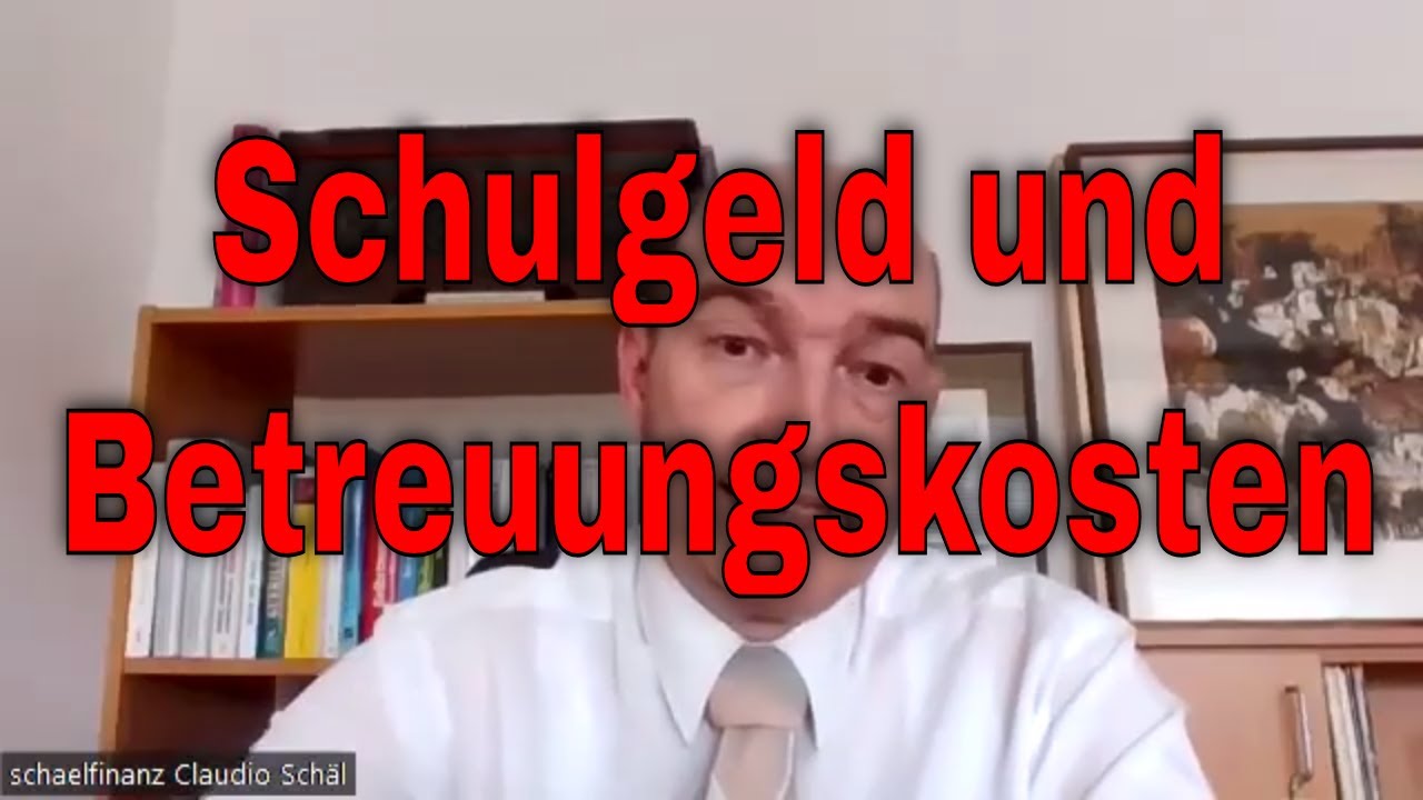 Schulgeld und Betreuungskosten von der Steuer absetzen - Tipps
