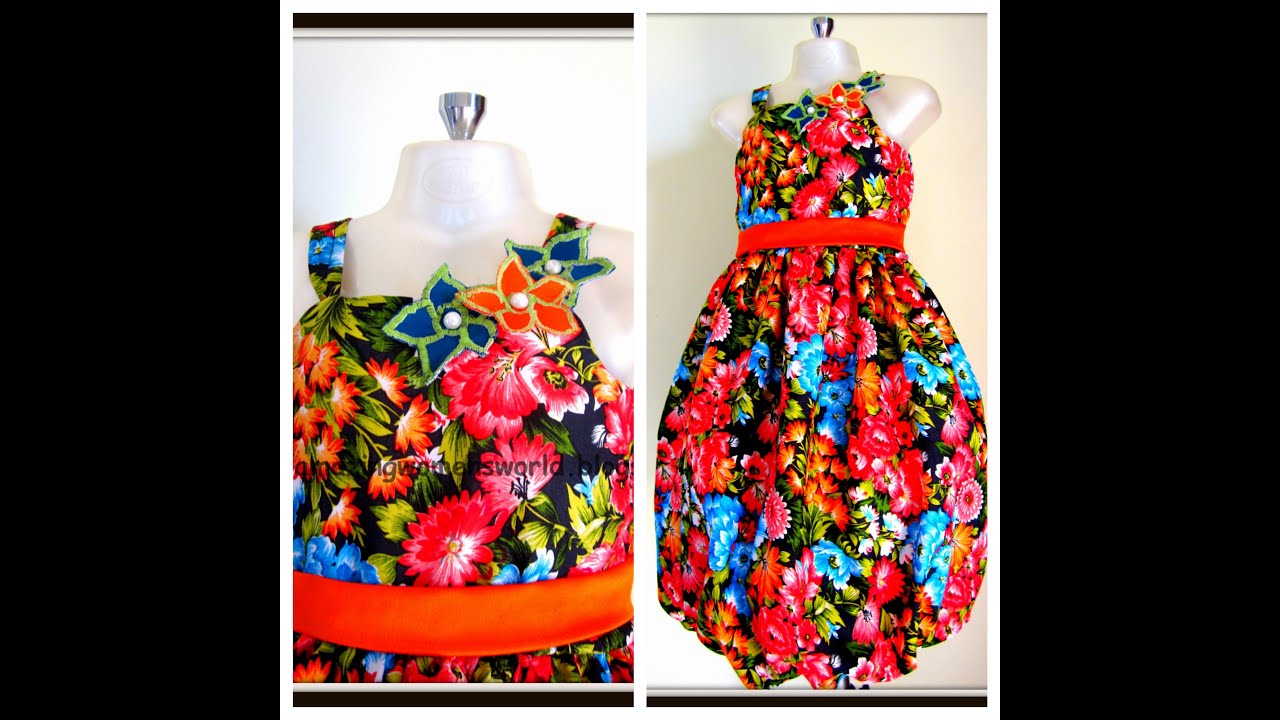 HOW TO MAKE BALLOON BABY FROCK - EASY MAKING- STEP BY STEP