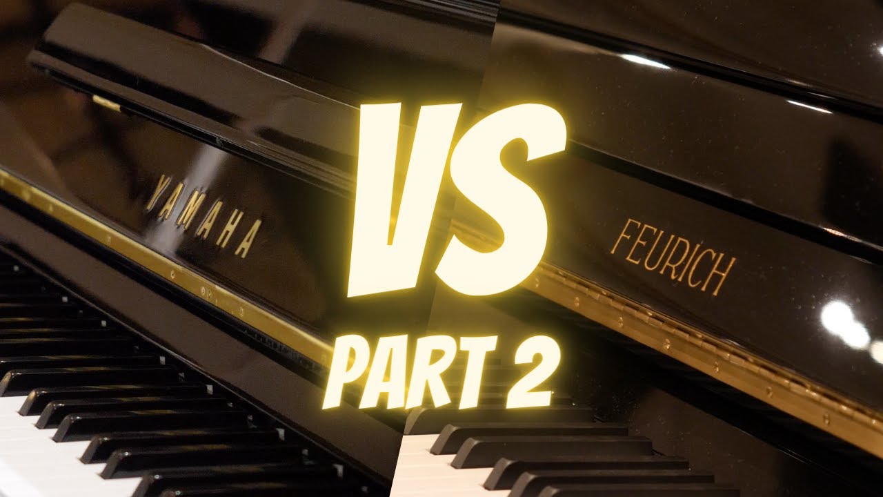 Yamaha U1 VS. Feurich 122 PART 2| Upright Piano Comparison at Sherwood Phoenix