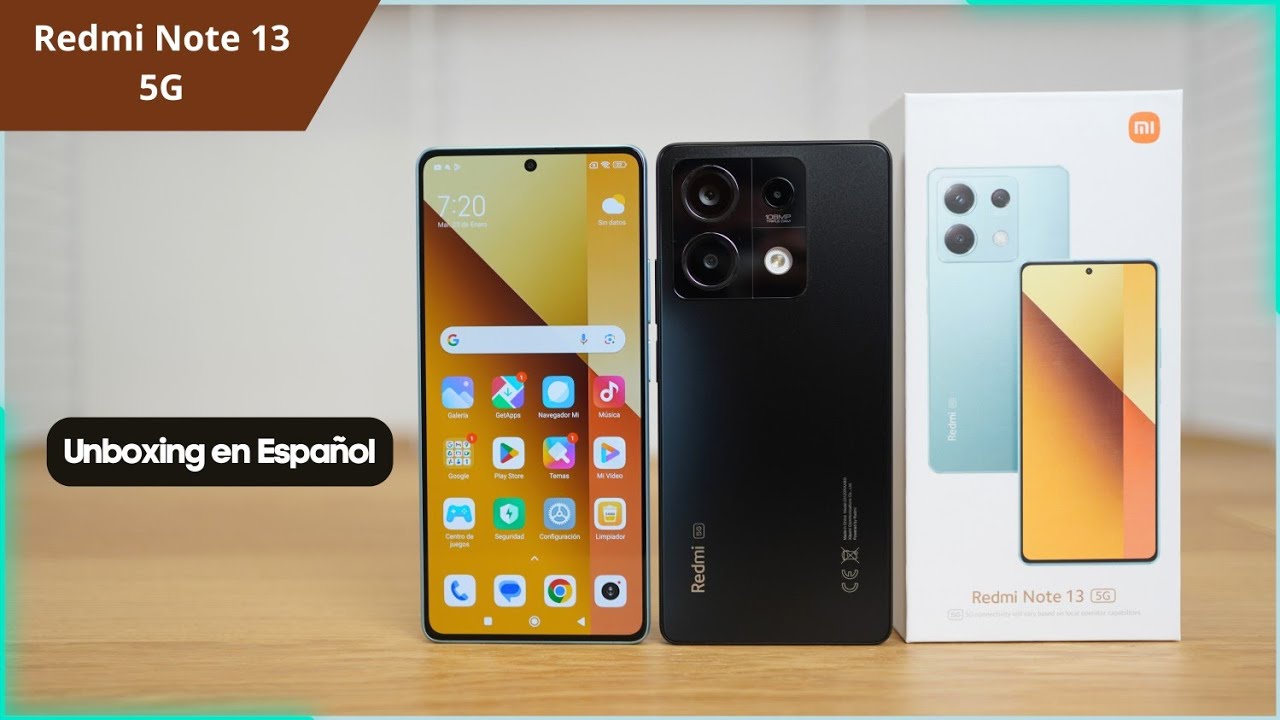Распаковка Redmi Note 13 5G на испанском языке