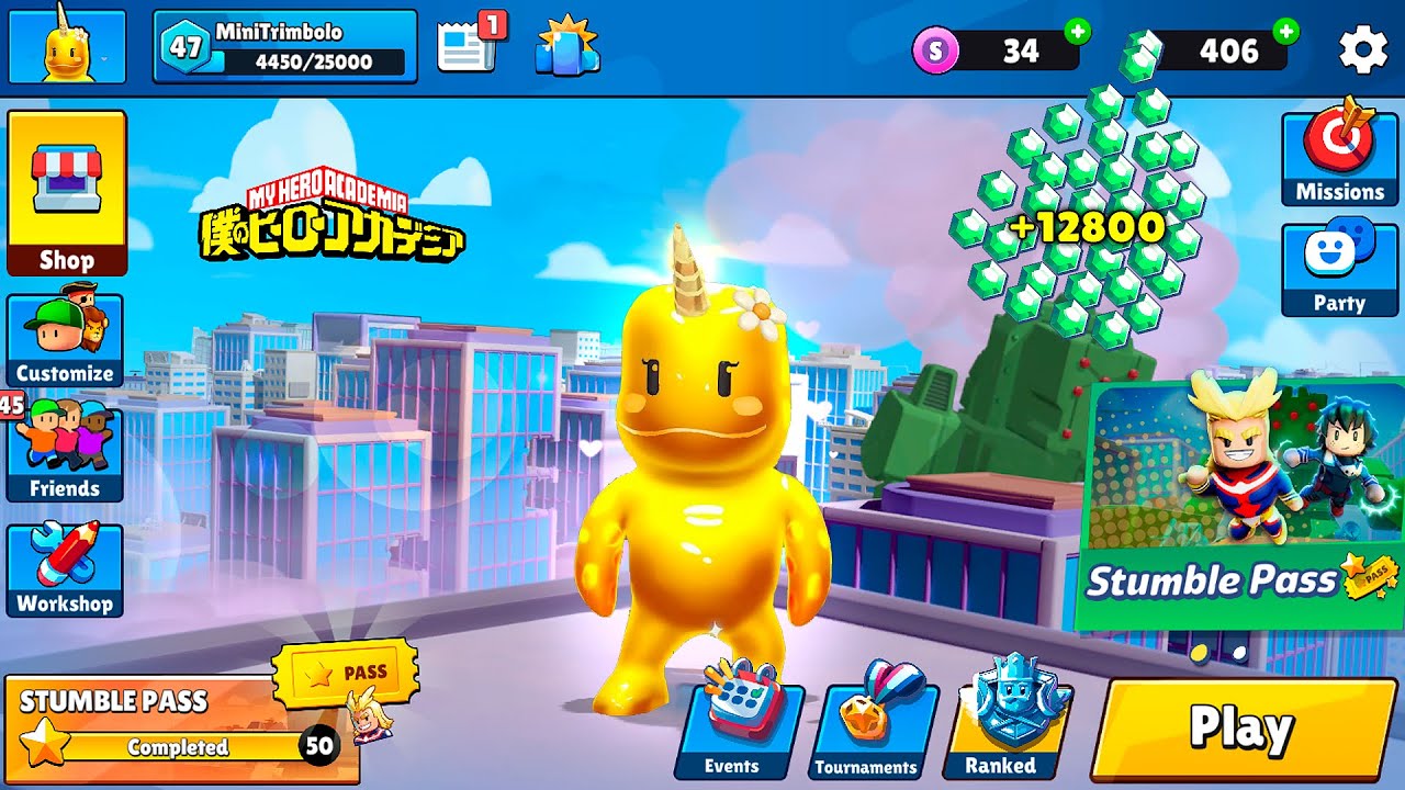 *NEW* NARWHAL SKIN!! - Stumble Guys