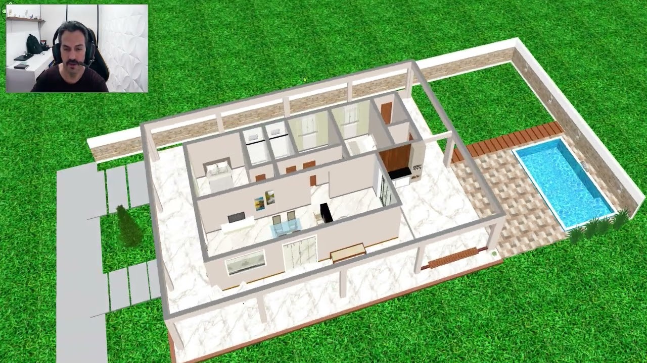 como funciona meu trabalho para transformar a planta em 3d