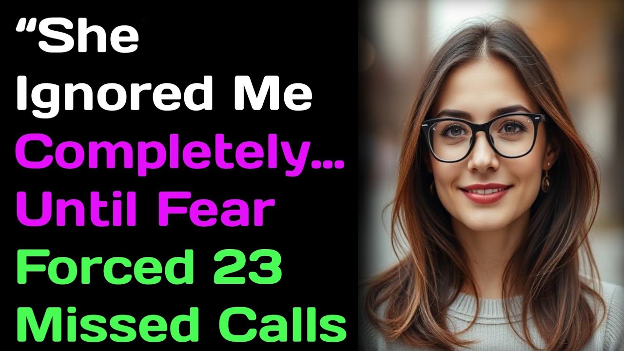 “She Ignored Me Completely… Until Fear Forced 23 Missed Calls...