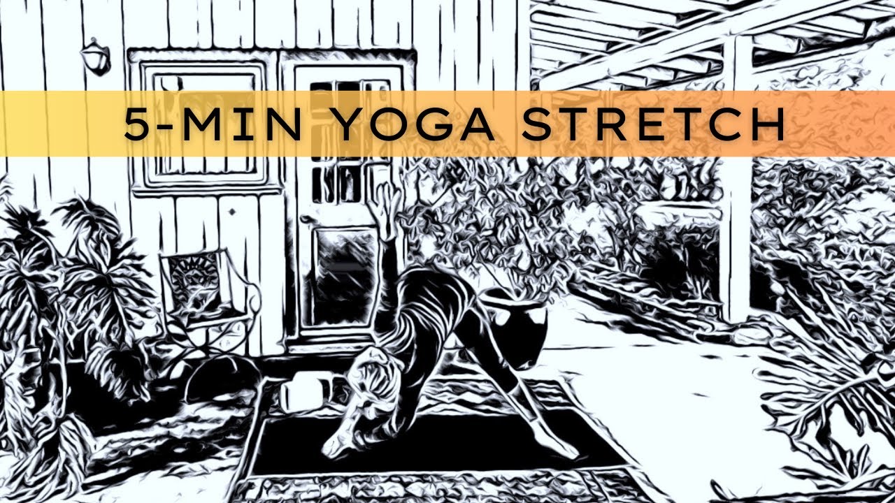 5 Minute Yoga Stretch // Quick and Easy // 