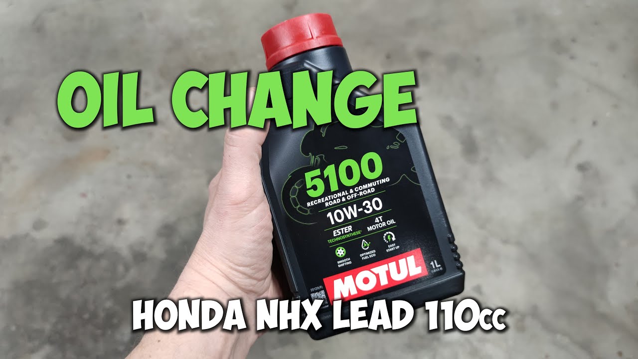 Engine Oil Change - 2008 Honda NHX Lead 110