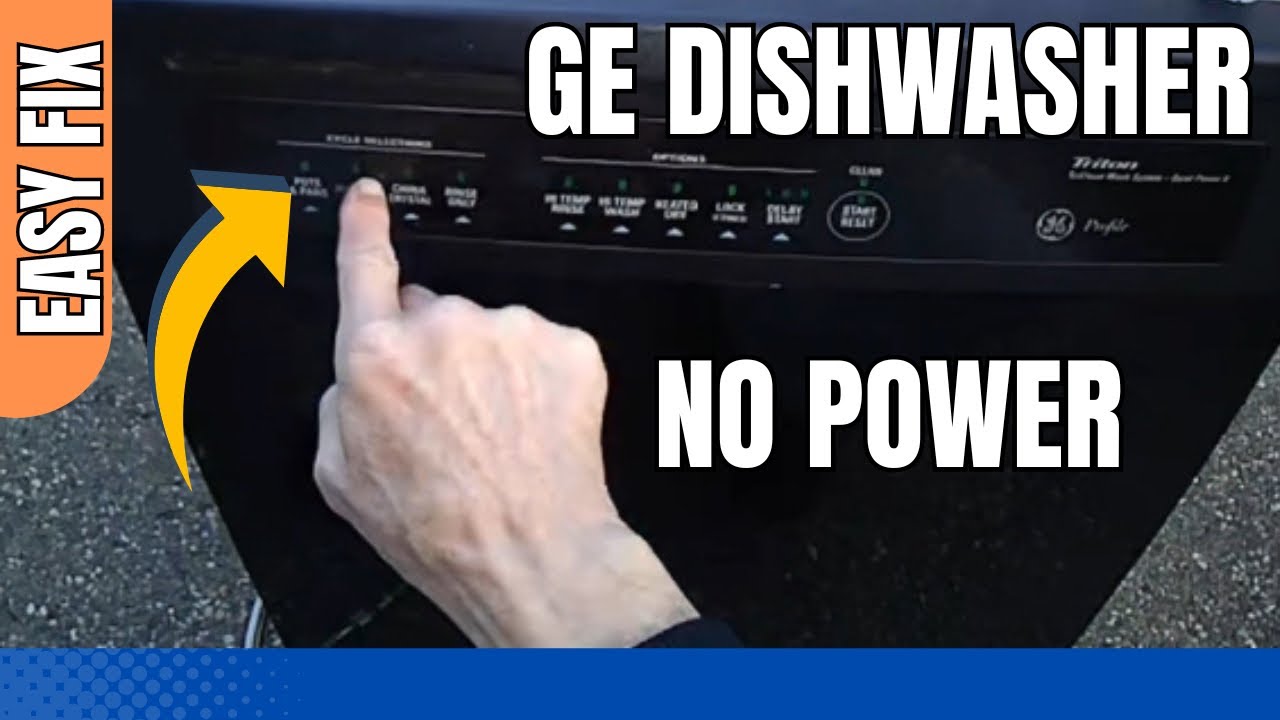 ✨ GE PROFILE DISHWASHER  - NO POWER  - EASY FIX ✨