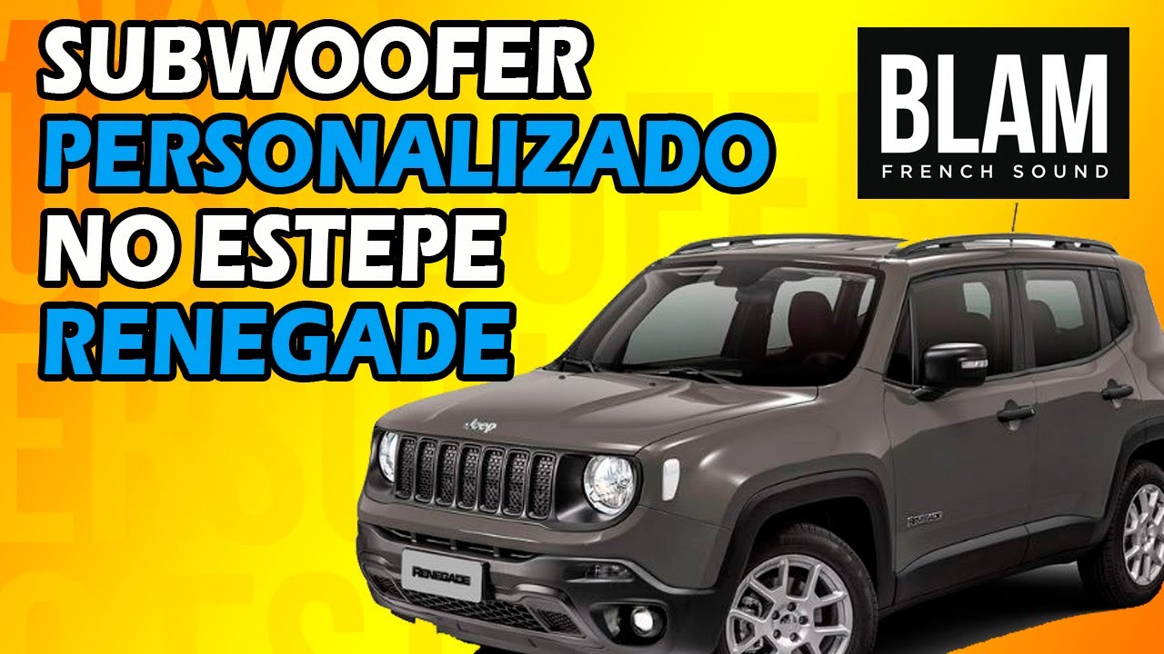 Transformando o Estepe em um Subwoofer Personalizado - Jeep Renegade