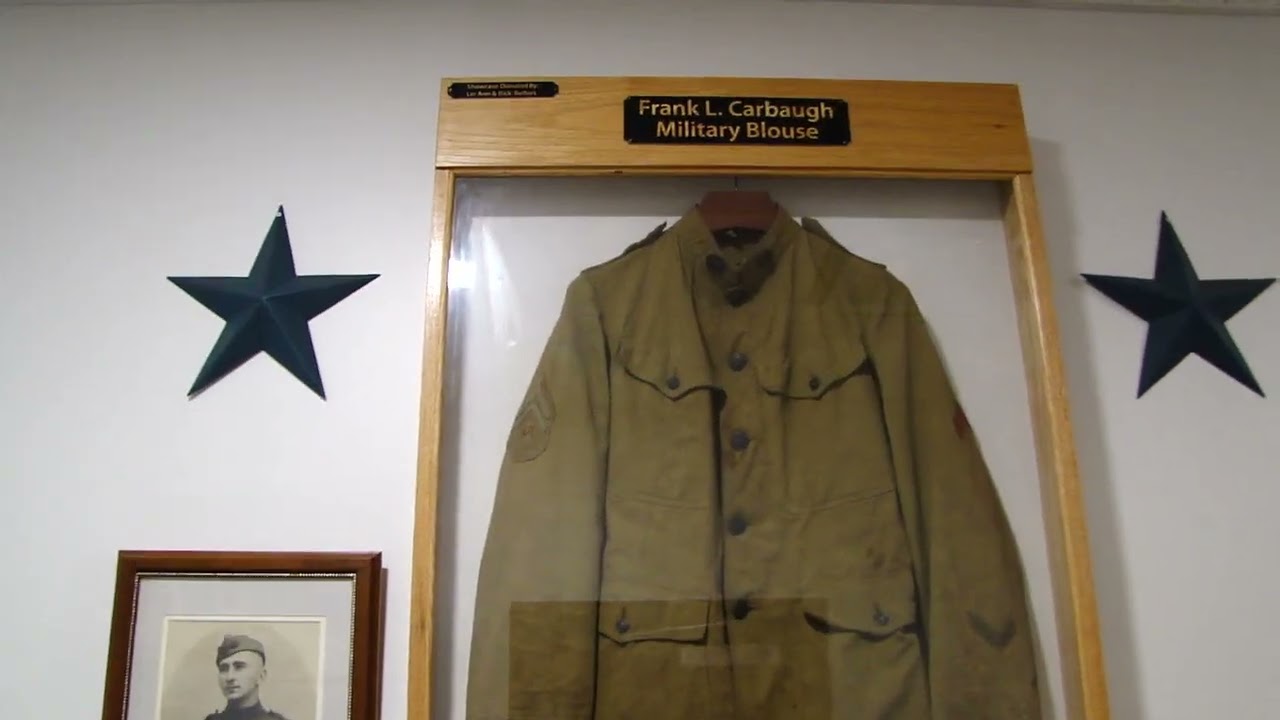 Sgt. Frank L Carbaugh Picture and Military Blouse
